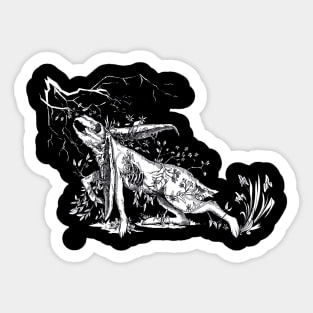 Rabbit Spirit "Sprig" Sticker